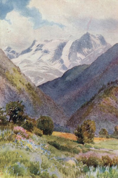 Mount Haramokh, from the Erin Nullah by Unbekannt Unbekannt